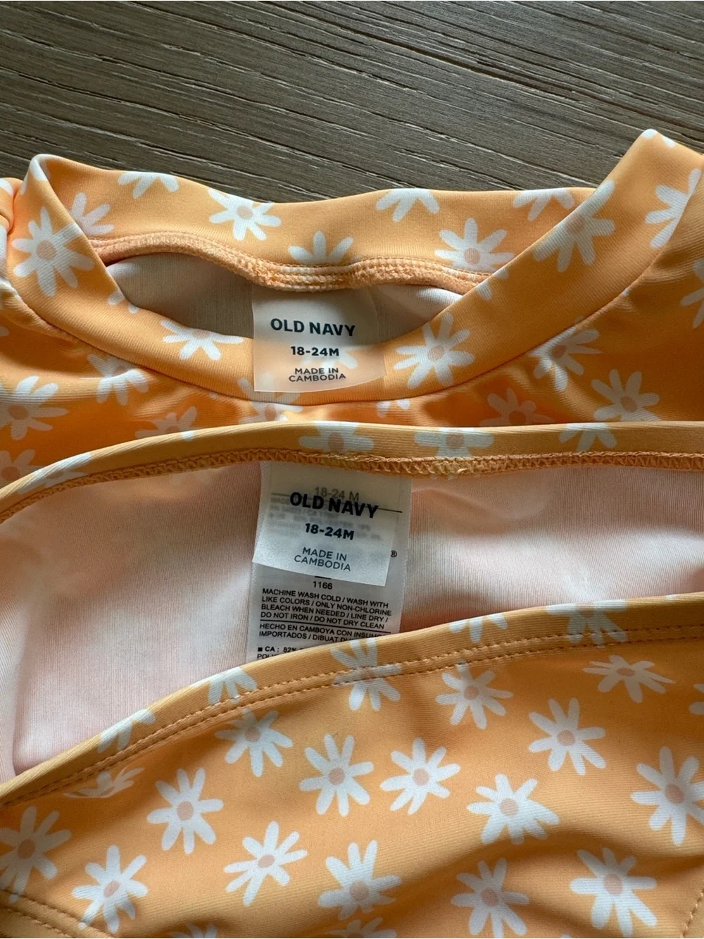 Toddler rashguards with reusable swim diaper